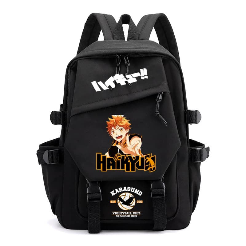 Kids Backpacks with Manga Haikyuu theme, Nylon School Backpack, Student Travel Bag, Laptop Backpack and Books, Mochila