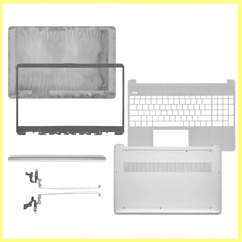 Per HP 15-DY 15T-DY 15-EF 15S-EQ 15S-FQ TPN-Q222: Cover posteriore LCD, Cornice anteriore, Cerniere, Poggiapolsi, Scocca inferiore L63603-001 L63590-001