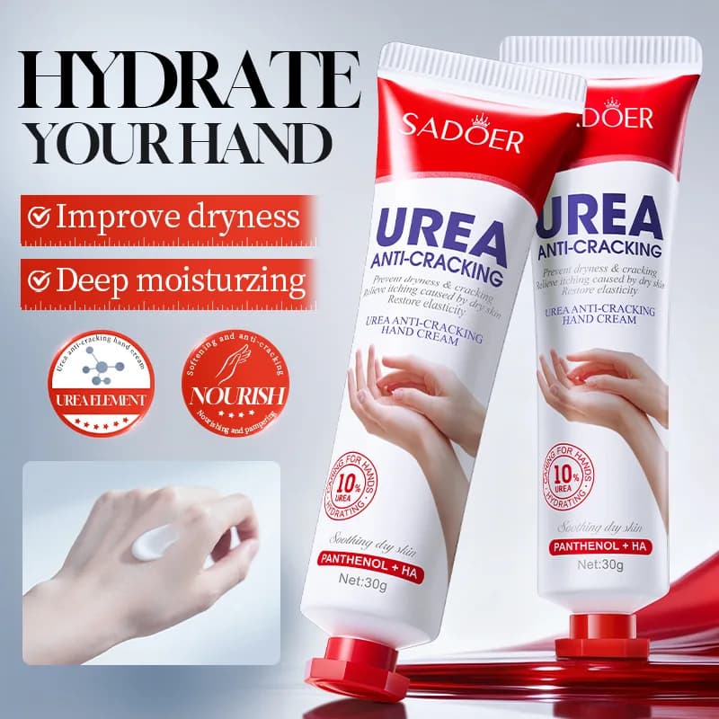 Crema mani idratante e nutriente all'urea anti-screpolature, contenente collagene morbido e idratante, per la cura delle mani