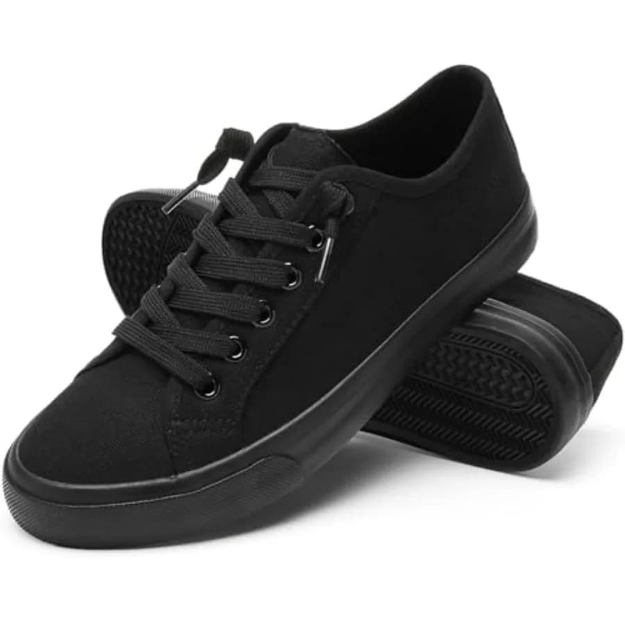 Sneakers in tela da donna, slip-on antiscivolo, scarpe casual con lacci, scarpe basse in tela, mocassini da donna, sneakers alla moda.
