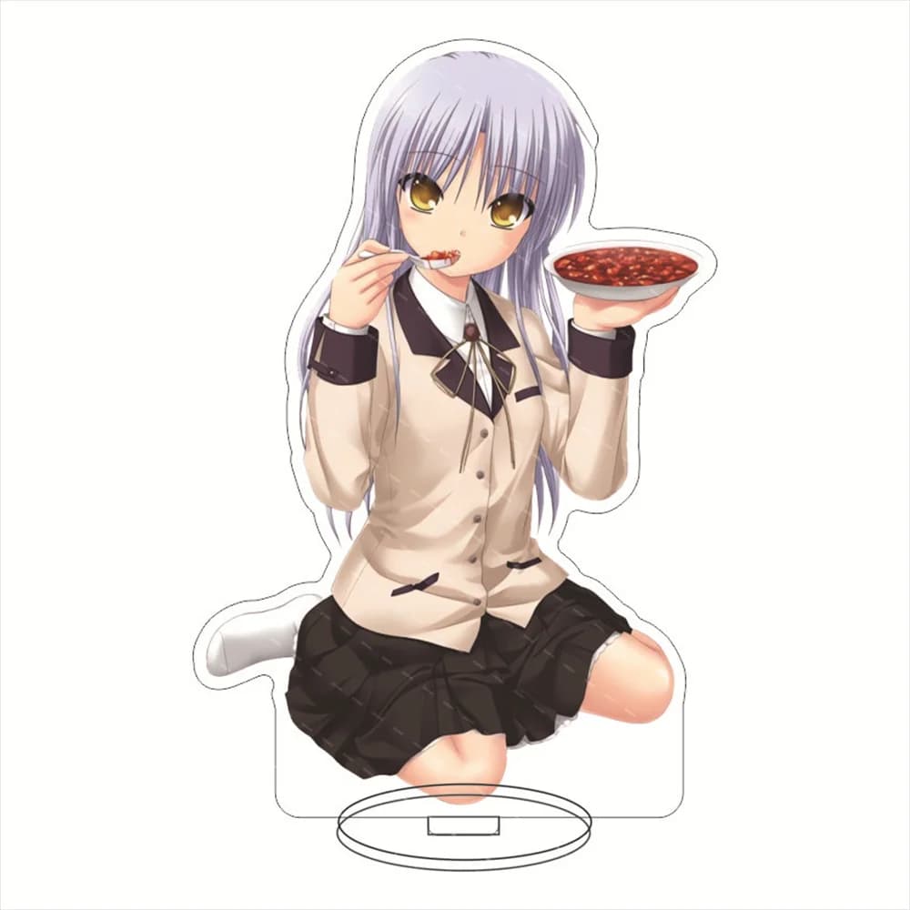 Game Acrylic Keychain Hot Soul Angel Beats! Character Vil Schoenheit Keychain Unisex Pendant Keychain 15 cm