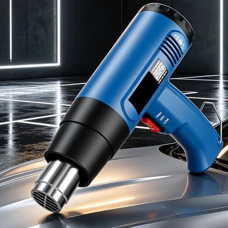 220V Handheld 2000W Hot Air Heat Gun Adjustable Temperature Tool For Heat Shrink Tube Removing Glue Coating Renovation Work