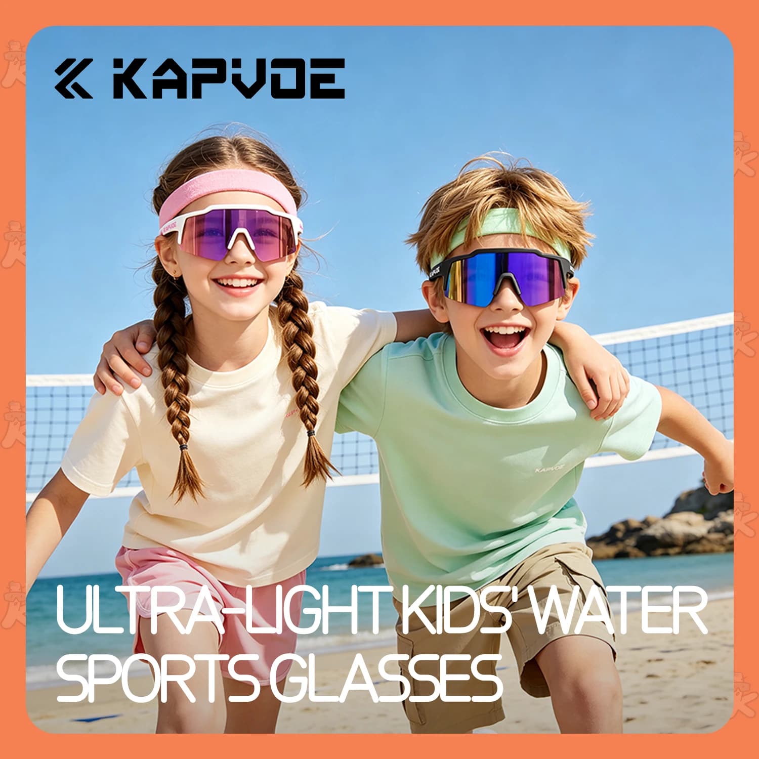 Occhiali da Sci Kapvoe per Bambini 4-15 Anni, Professionali Antiappannamento, Occhiali da Snowboard per Bambini, Doppia Protezione UV400, Maschera da Sci per Bambini 2026