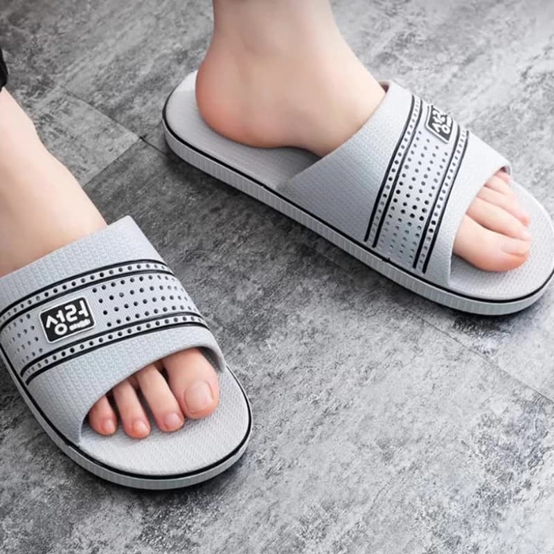 Pantofole da uomo Pantofole da bagno antiscivolo in PVC Pantofole estive morbide e confortevoli per la casa Pantofole da bagno per interni