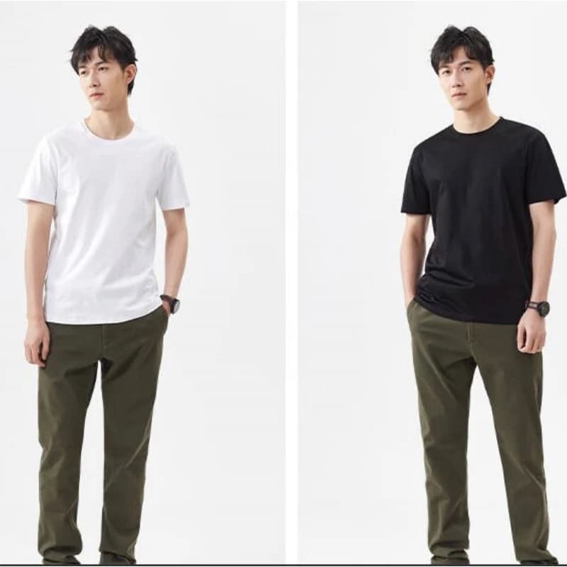 High End 100% Pima Cotton Men T-Shirt Short Sleeve Round Neck Tops High Quality Summer Men Tee Shirts 14 Colors Men Clothing