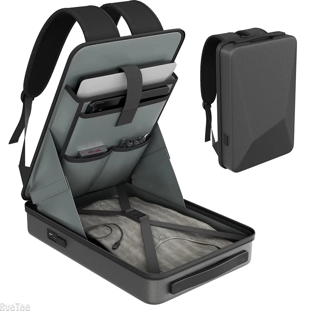 Starlink Mini Backpack Hard Shell Protective Carrying Case Starlink Mini Accessories Organizer with TSA Lock & Charging Ports