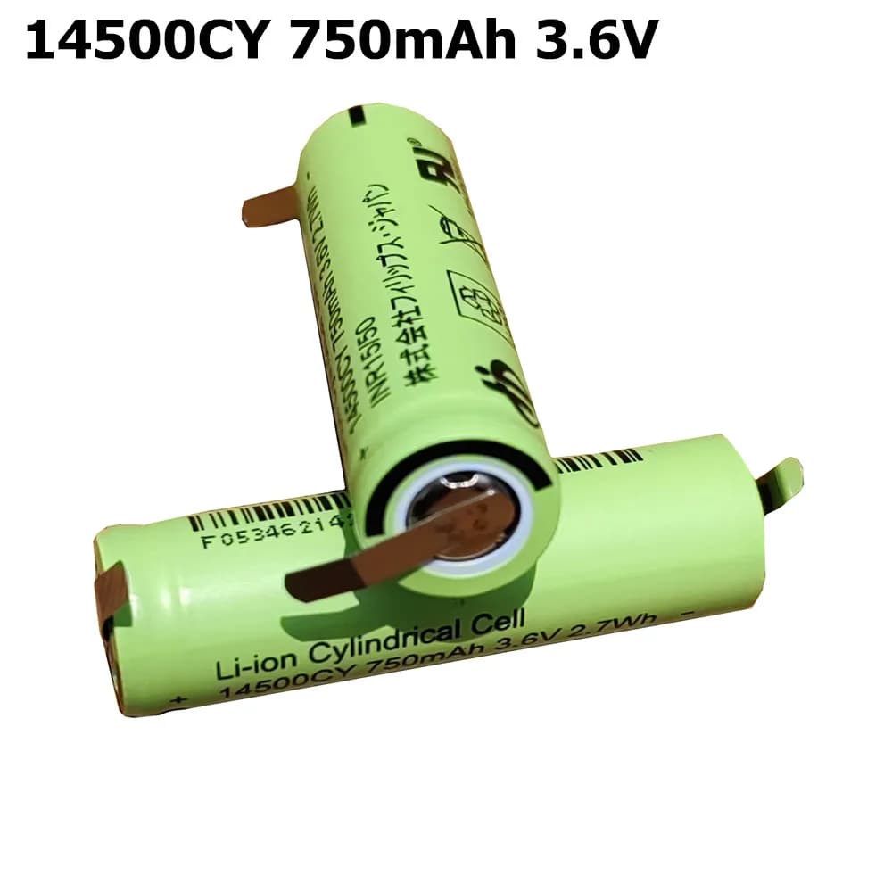 14500CY 3.6V 750mAh Battery For Philips HQ8170 7000 S7780 HQ7340 HQ7240 7310 HQ8250 RQ370 RQ371 S730 S7710 S7370 Razor