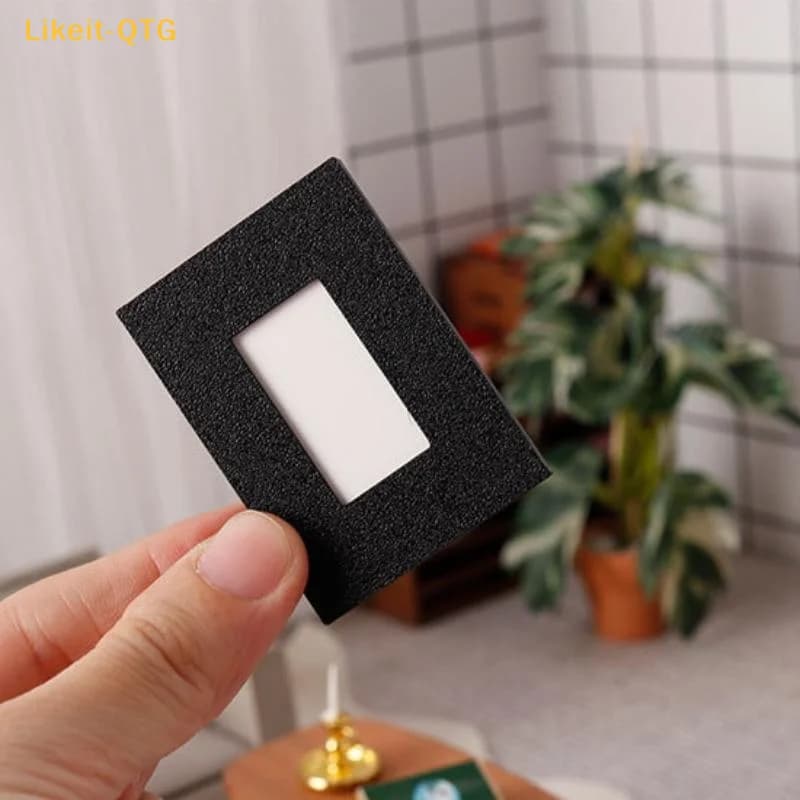 NUOVO Set di 3 Cornici Miniatura per Casa delle Bambole, Scala 1:12, Ornamenti per Gioco di Ruolo, Giocattoli per Bambini