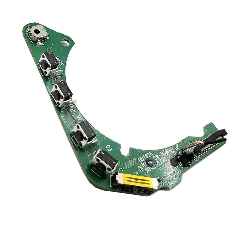 PCB with Logitech G933 G935 Wireless Artemis Spectrum Gaming Headsets headphone buttons