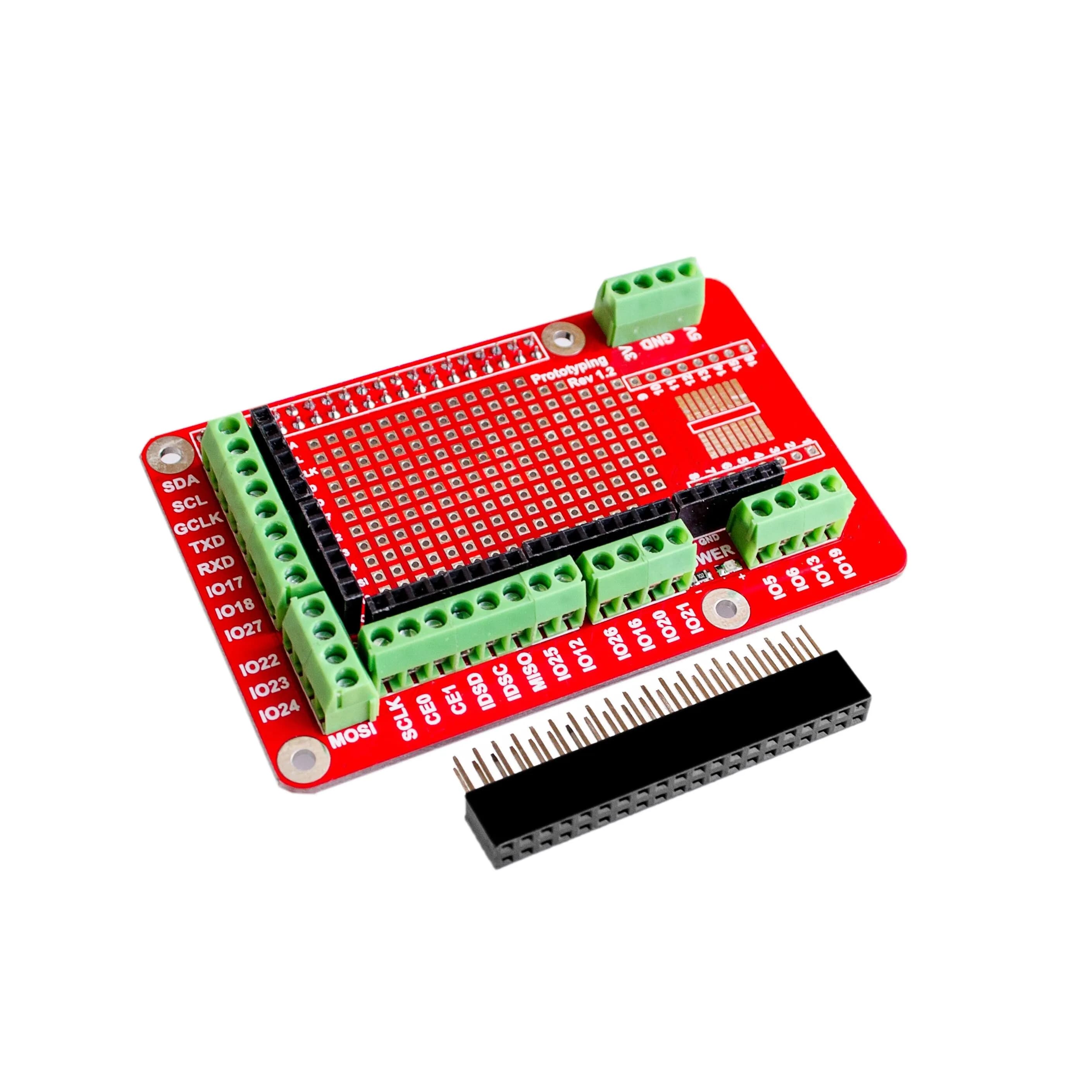 Prototyping Shield Board for Raspberry Pi 2 B card and Raspberry Pi 3 B card