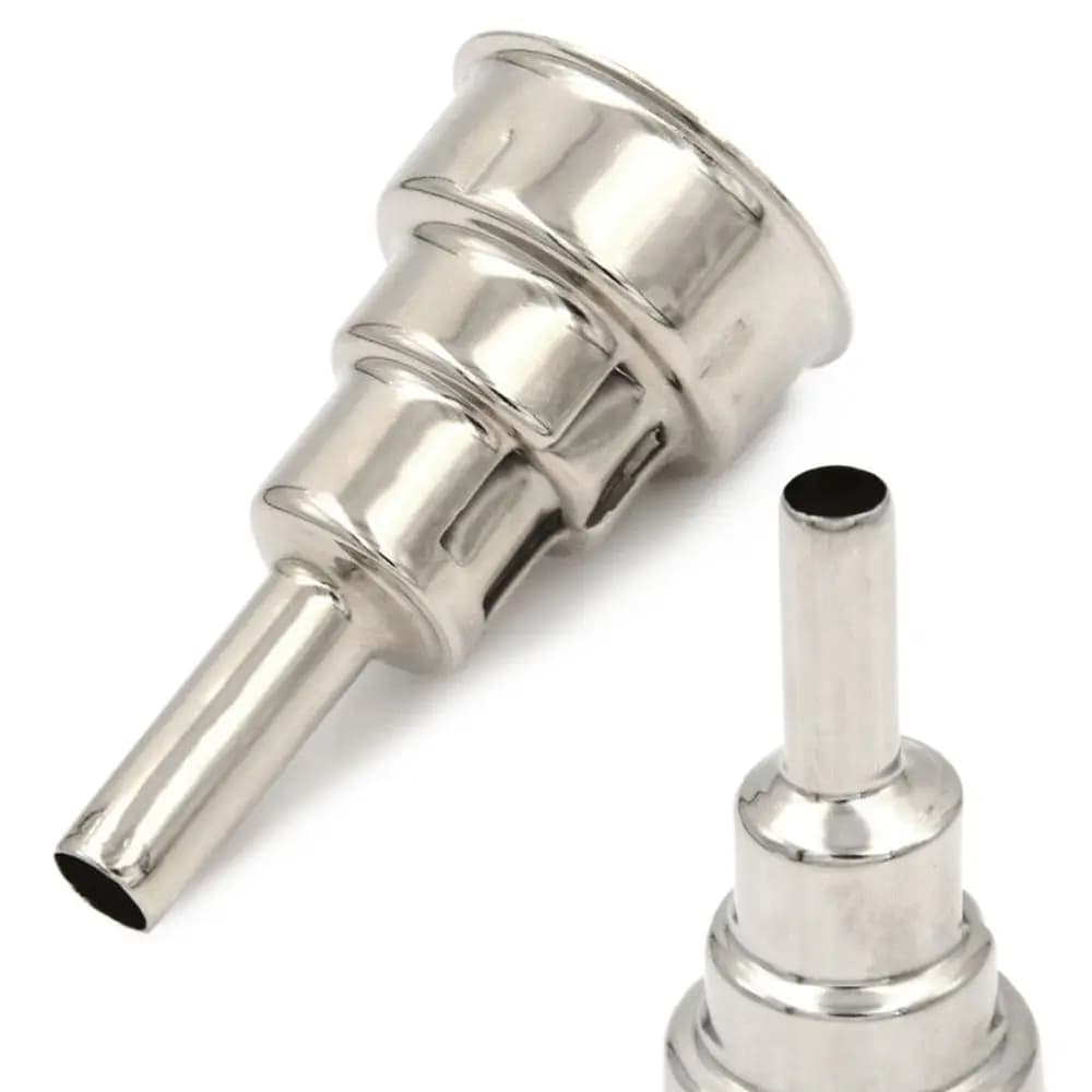Ugello per pistola ad aria portatile da 35mm a 9mm * 65mm ugello in metallo accessori di ricambio per torcia ad aria calda universale