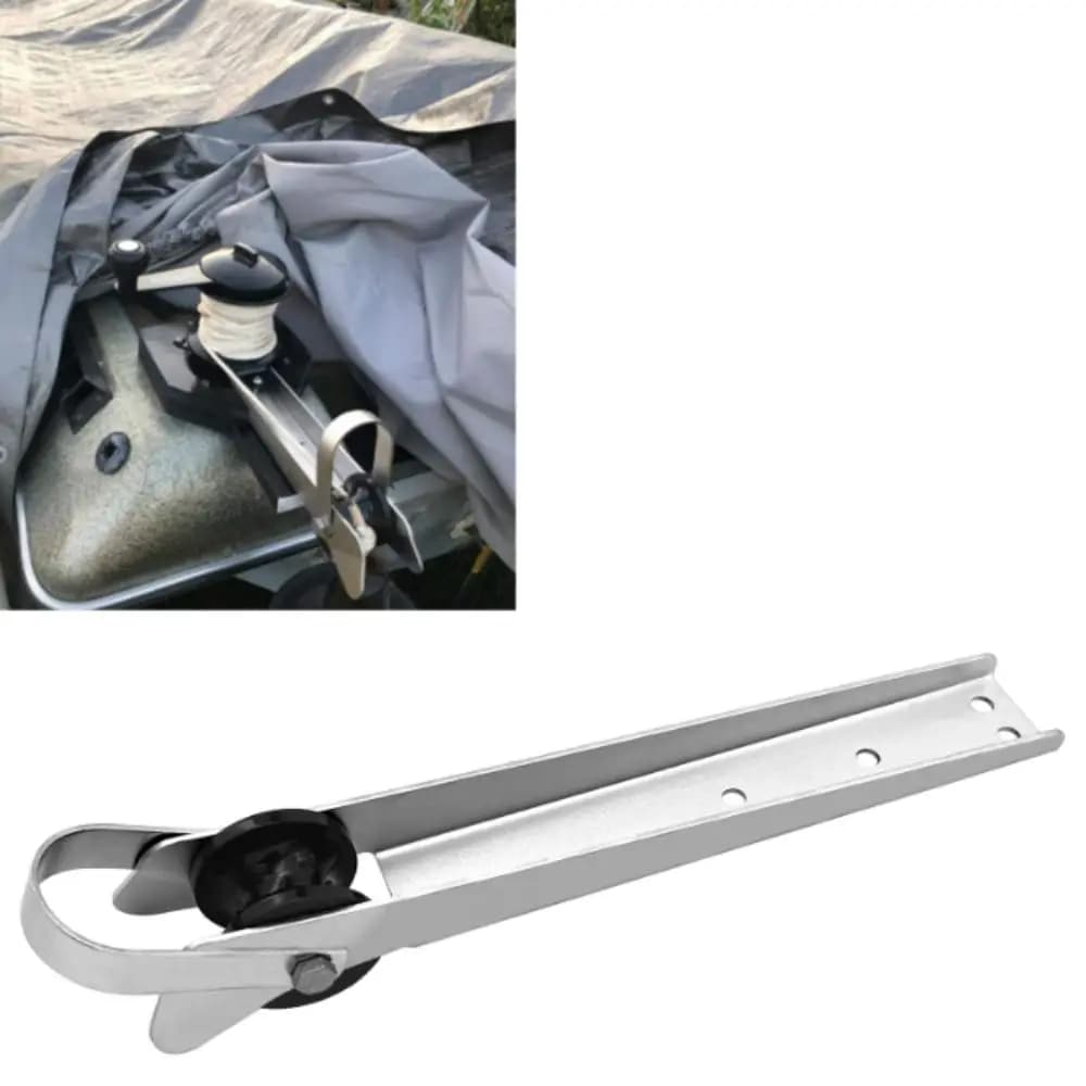 390mm Size Anchor Wheel Stainless Steel 316 Stainless Steel Boat Accessories Self Launching Heavy Duty Bow Anchor Roller