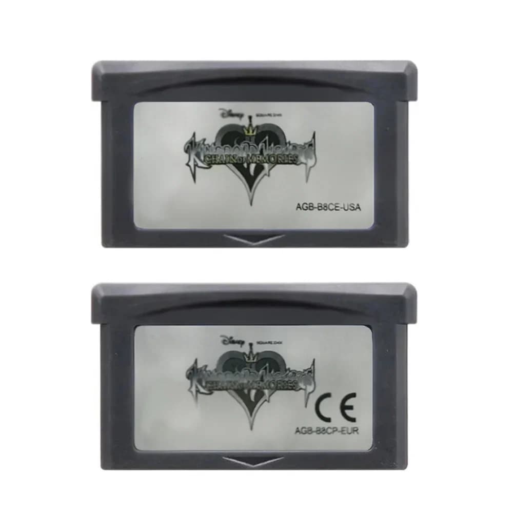 Scheda di gioco GBA con catena di memoria per scheda console per videogiochi a 32 bit Versione USA/Euro-Catena di Memorie