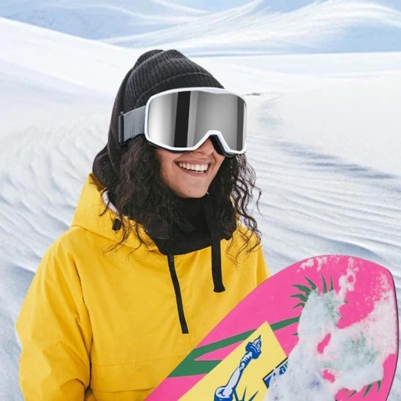 E56D Ski Goggles Snowboard Goggles Double Layers Snowboard Glasses for Outdoor Sport