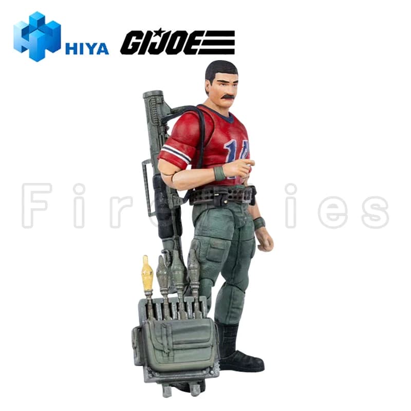 1/18 HIYA 4inch Action Figure Exquisite Mini Series G.I.Joe Bazooka Anime Model Toy
