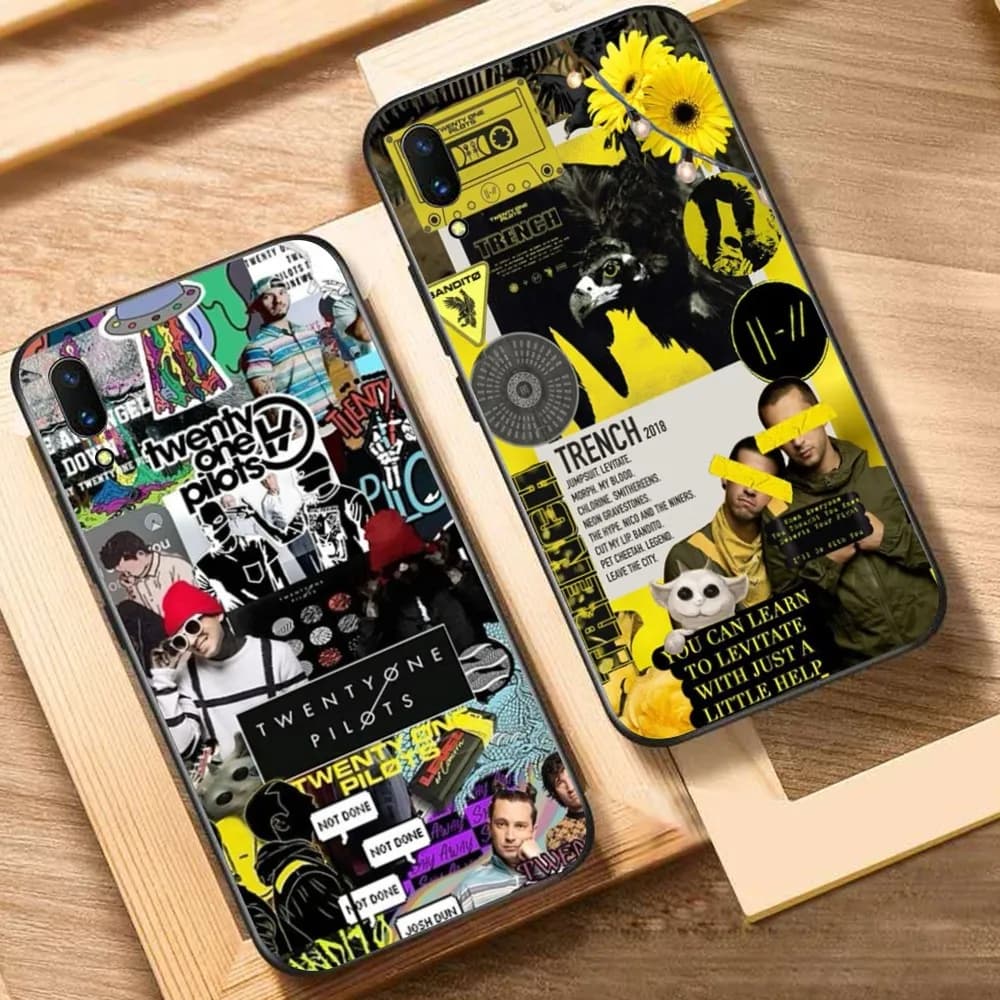 Band Twenty One P-Pilots Phone Case for Huawei Y9 6 7 5 Prime Enjoy 7s 7 8 Plus 7a 9e 9plus 8E Lite Psmart Shell
