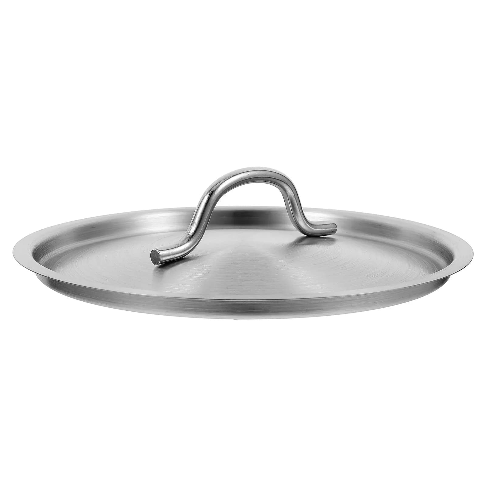 Universal Stainless Steel Round Pot Lid Heavy Duty Frying Pan Cover Replacement Cooking Pot Lid Stainless Steel Lids for Pots