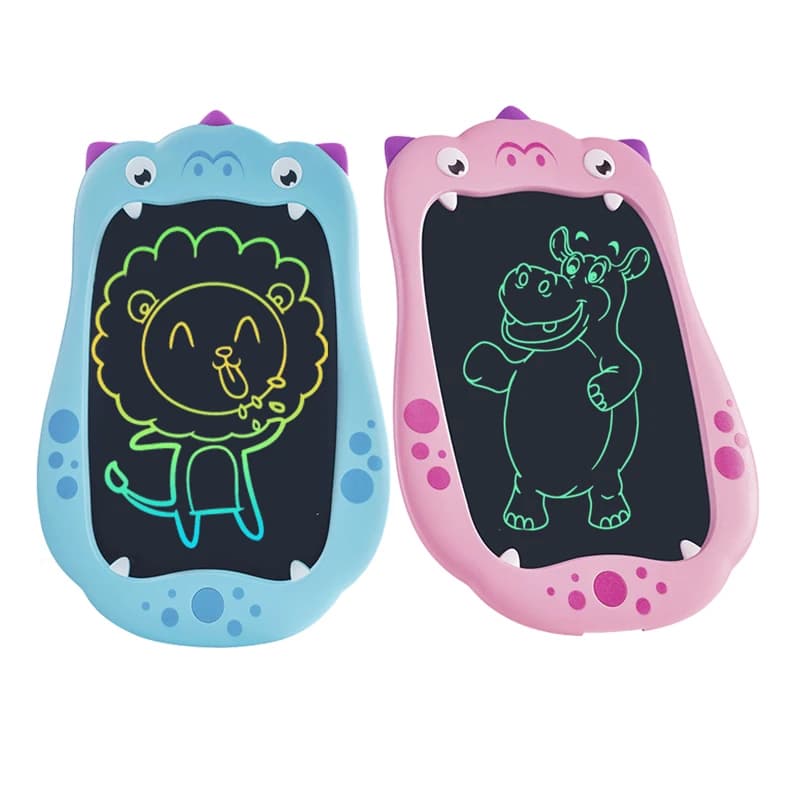 NUOVO Dinosauro Del Fumetto 8.5 Pollici LCD Tavolette di Scrittura Schermo Colorato Disegno Pad Doodle Board Giocattolo e Strumento di Apprendimento Regalo L45
