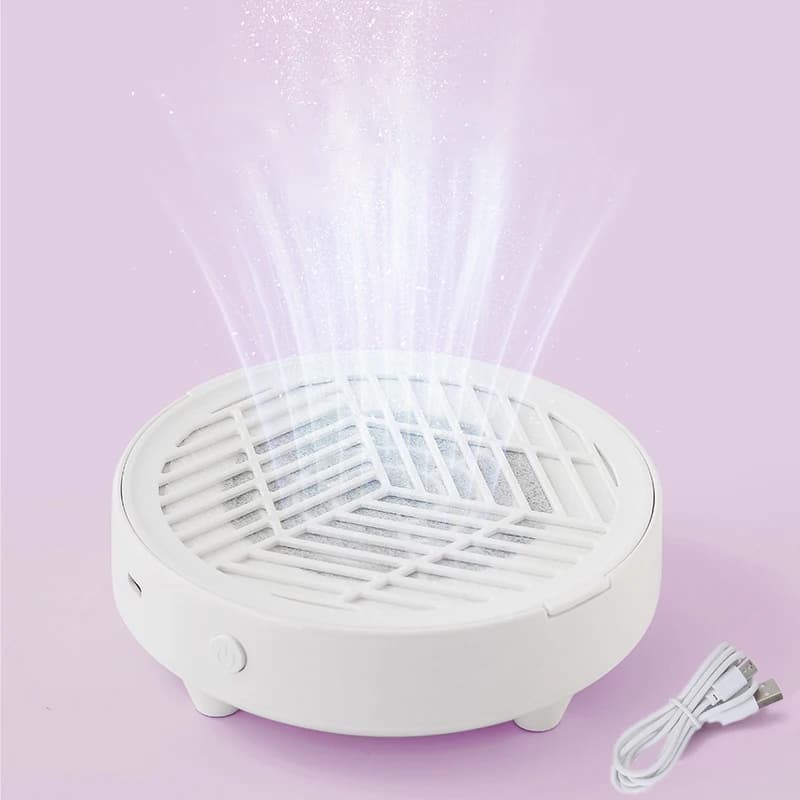 Nuovo Mini Aspiratore per Polvere di Unghie, Ventilatore Professionale USB Potente, Aspirapolvere per Unghie con Filtro Rimovibile, Attrezzatura per Manicure