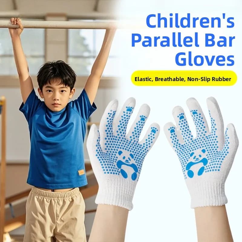 Children's Anti-slip Gloves, for Fitness, Traction Exercises, Calli Prevention, Indoor Sports Gloves with Full Grip