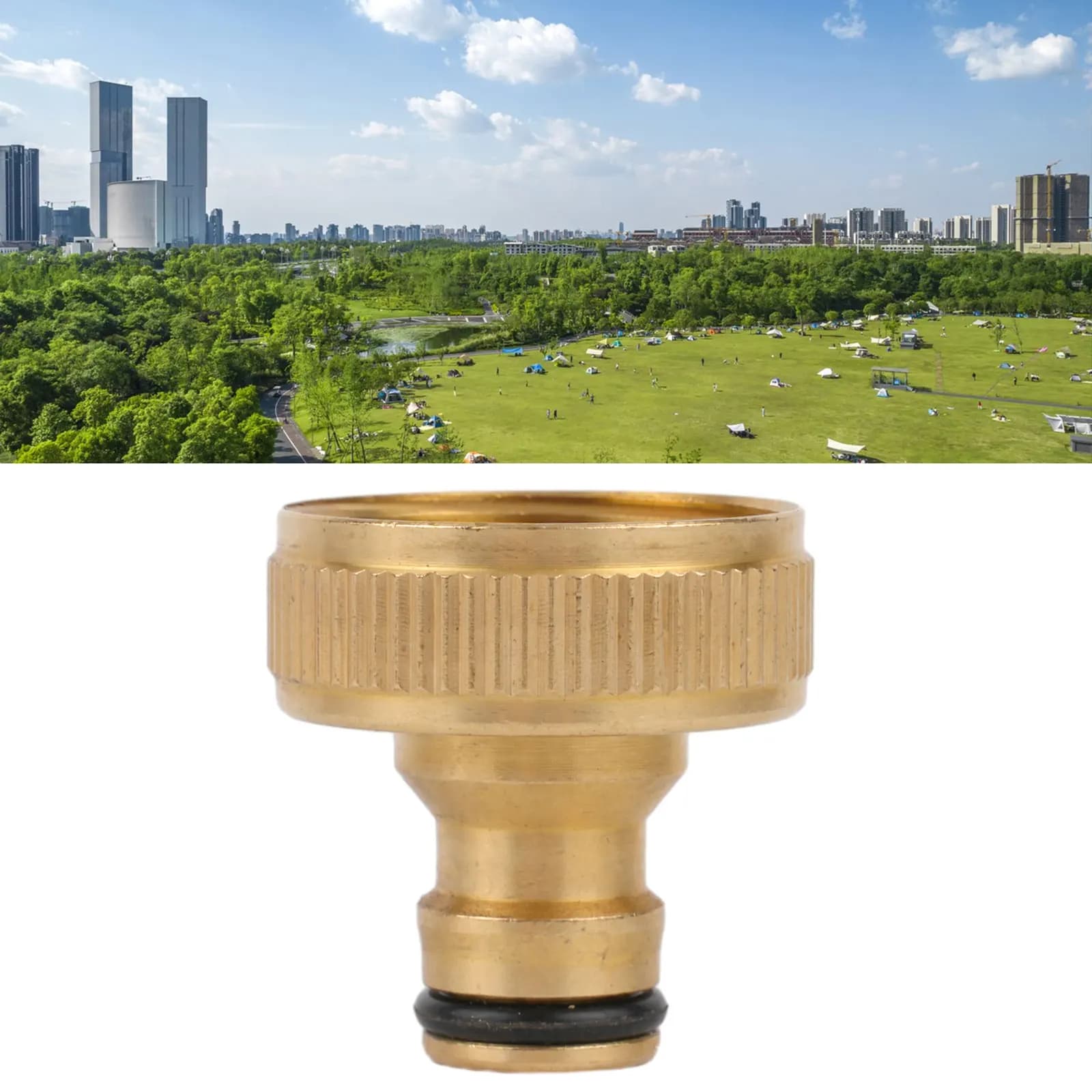 Adattatore per raccordo in ottone da 1 pollice rubinetto per tubo rubinetto connettore per tubo dell'acqua adattatore da giardino connettore per rubinetto in ottone Premium giunti per pistola ad acqua