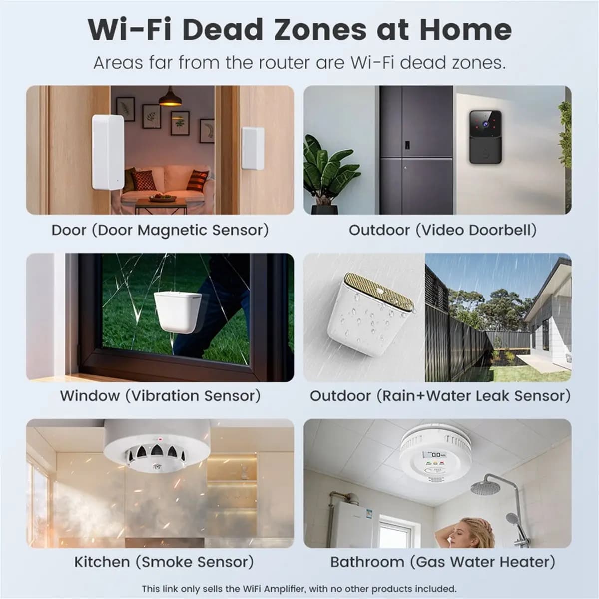 wilwill Tuya Smart WiFi Signal Amplifier Repeater Wireless Network Extender Wall Penetrator Smart Home