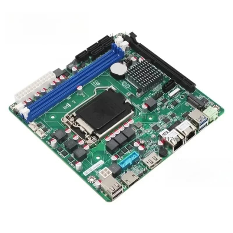 Scheda madre MW-ITX-B360 2 porte 2,5 G 6 X Sata 2 X.2 Qunhui Nas Memorizzazione disco rigido
