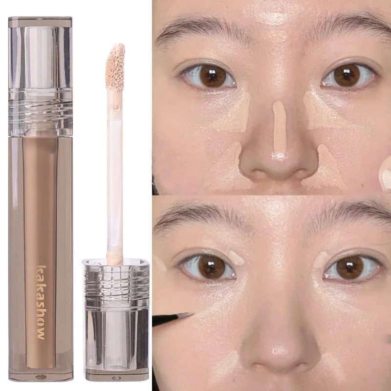 Crema correttore opaca snellente impermeabile Trucco idratante Copertura duratura Cerchio scuro Fondotinta liquido opaco Cosmetici per il viso