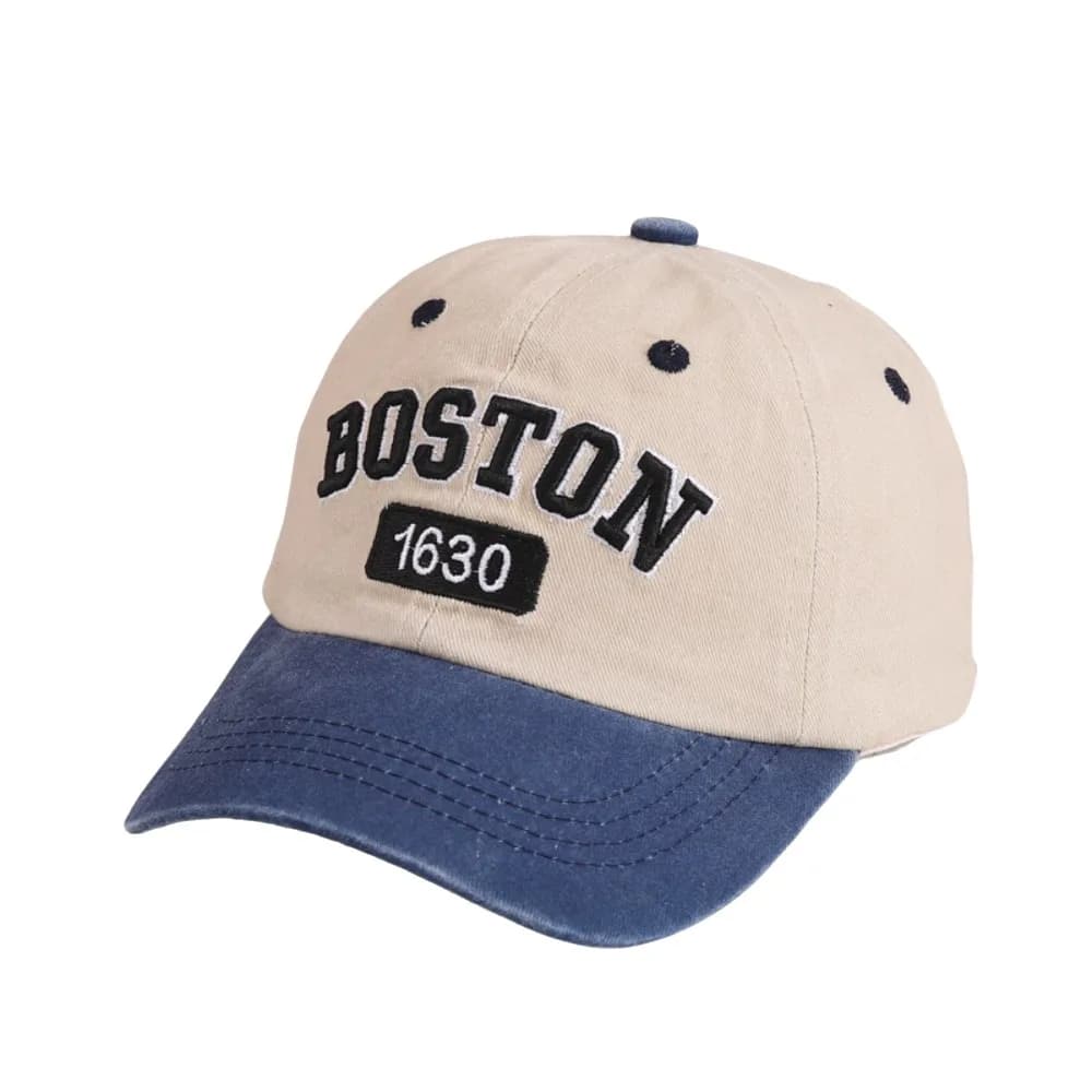 Cappello da baseball per bambini patchwork di moda Cappello da baseball per bambini in cotone con protezione solare Berretto con visiera regolabile Cappello da viaggio per bambini in stile coreano