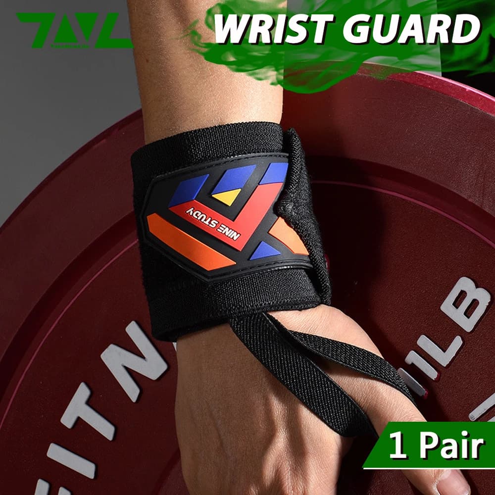 Tutore di supporto per polso regolabile per sollevamento pesi CrossFit Training Protezioni per polso da palestra traspiranti per bodybuilding Powerlifting