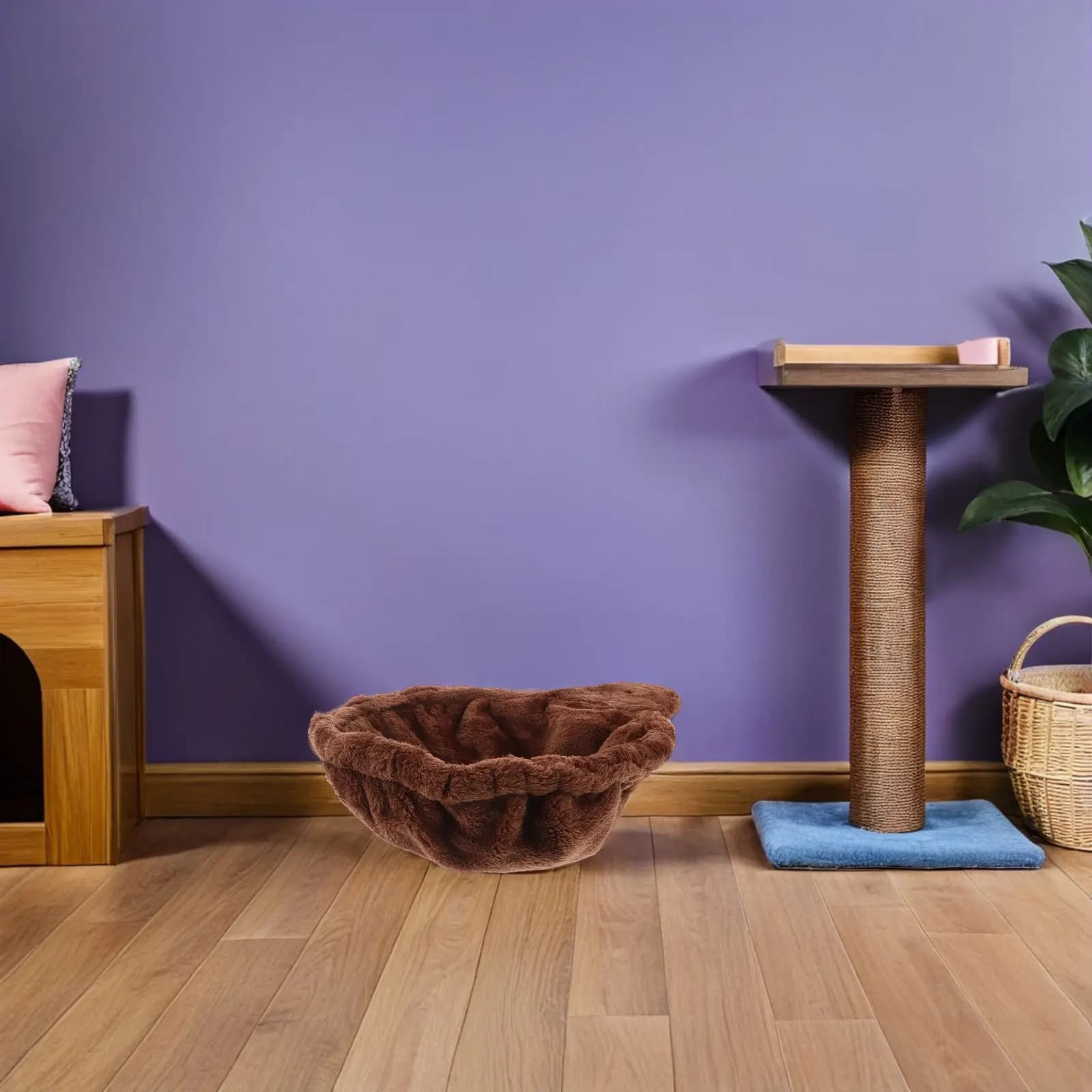 Cat Hammock Bed Hanging Soft Nest Large Universal Replacement Cat Tree Bed Shelf Kitten Nest Pet Climbing Hammock