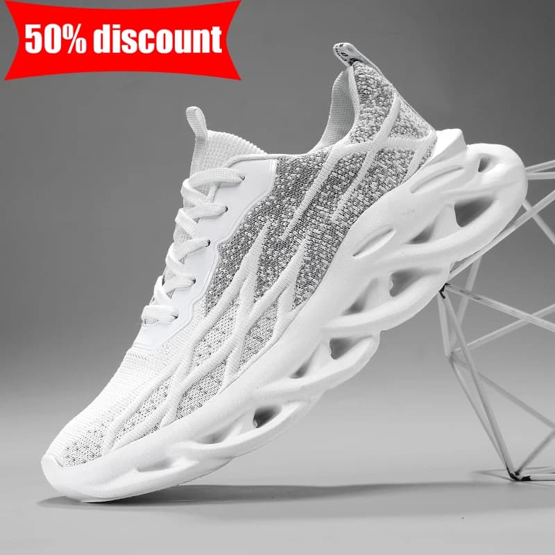 Scarpe da Corsa Uomo 2026 Nuova Moda in Mesh Traspirante Leggere Antiscivolo Resistenti all'Usura Sneakers Casual da Esterno per Uomo