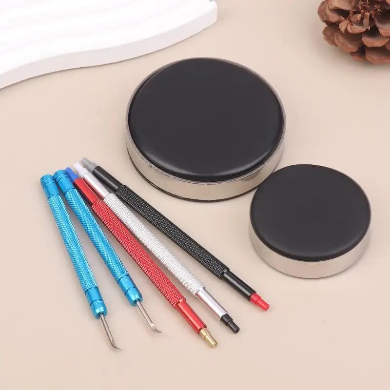 Steel Watch Dial Pointer Remover Set Watch Needles Picker Essential Watch Repair Tool for Professional Watchmakers and Hobbyists