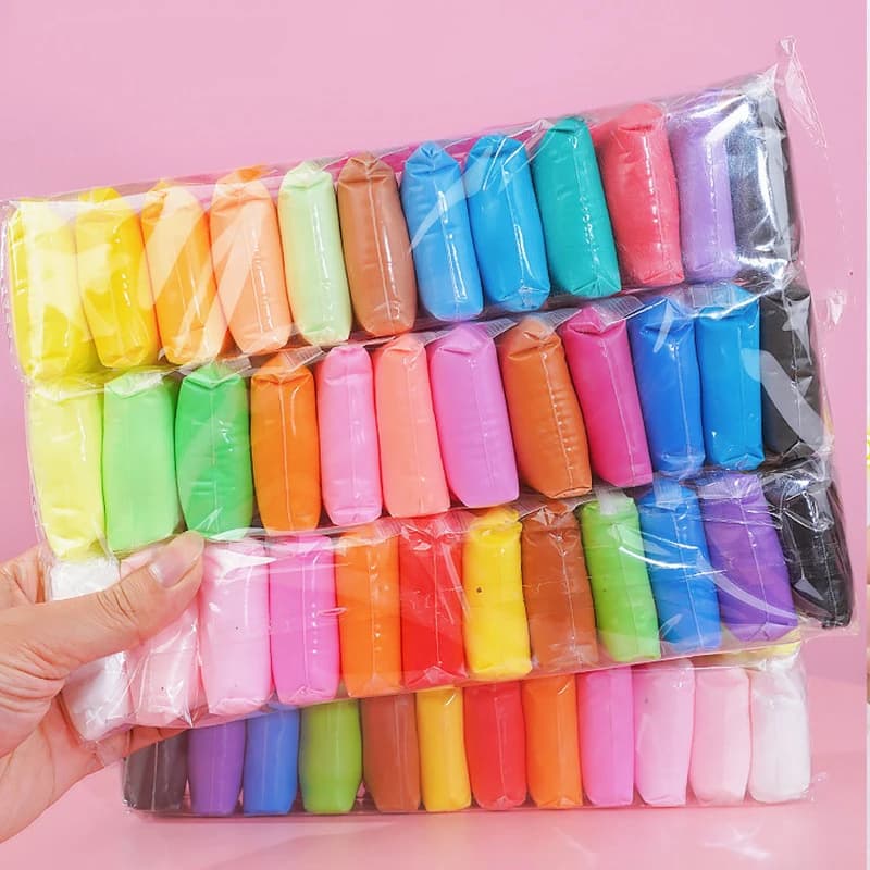 36 colori super leggeri argilla polimerica asciutta all'aria per modellare con 3 strumenti morbidi e creativi giocattoli educativi fai da te per regali per bambini