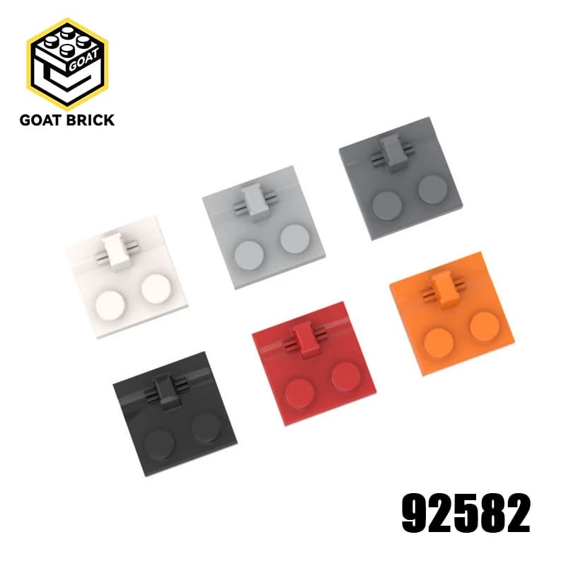 10Pcs MOC Compatible Assembles Particles 92582 2x2 for Building Blocks Parts DIY Educational Tech Parts Toys