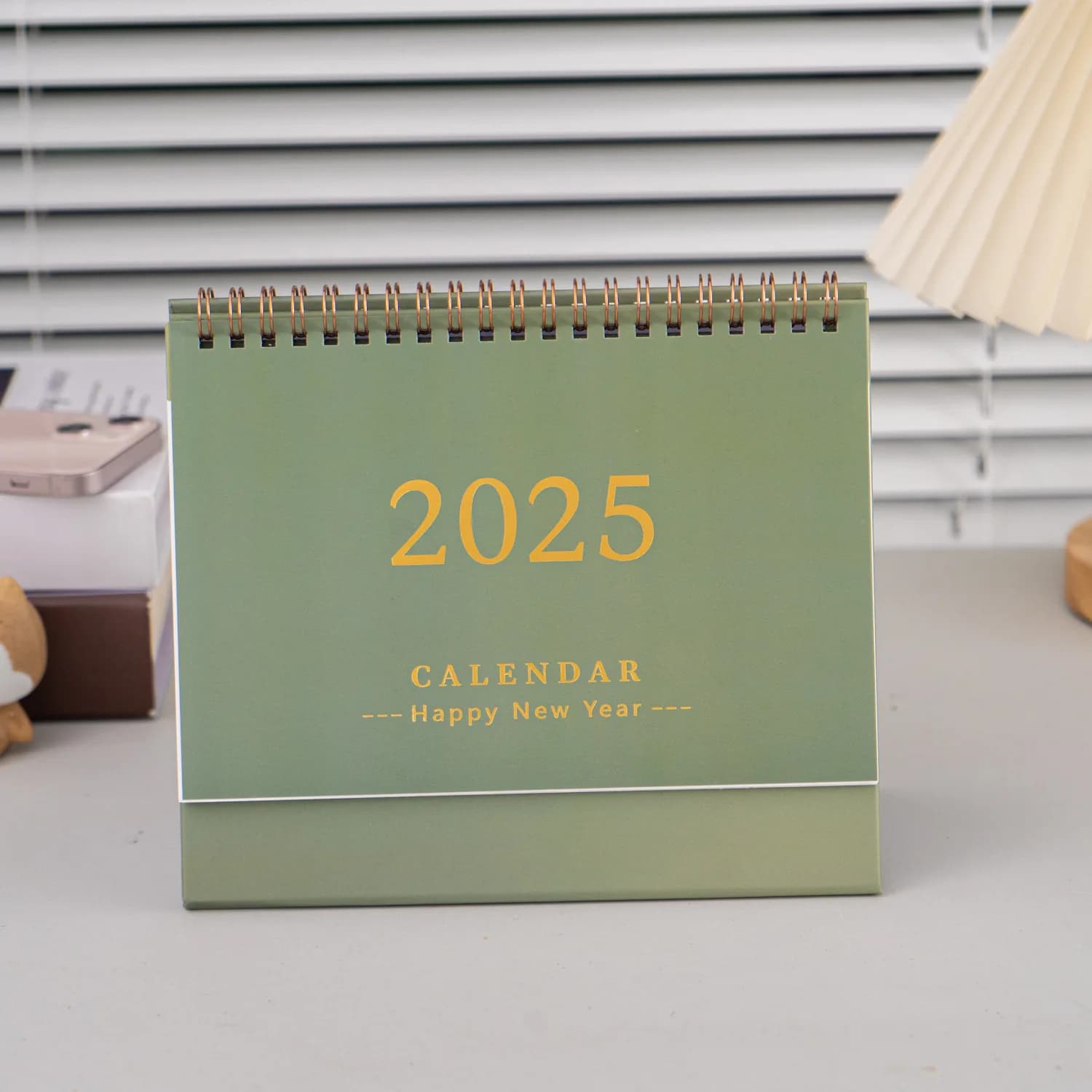 Agenda giornaliera Calendario per notebook di dimensioni compatte Calendario da tavolo Calendario inglese con layout fresco per la idea regalo Studenti a casa