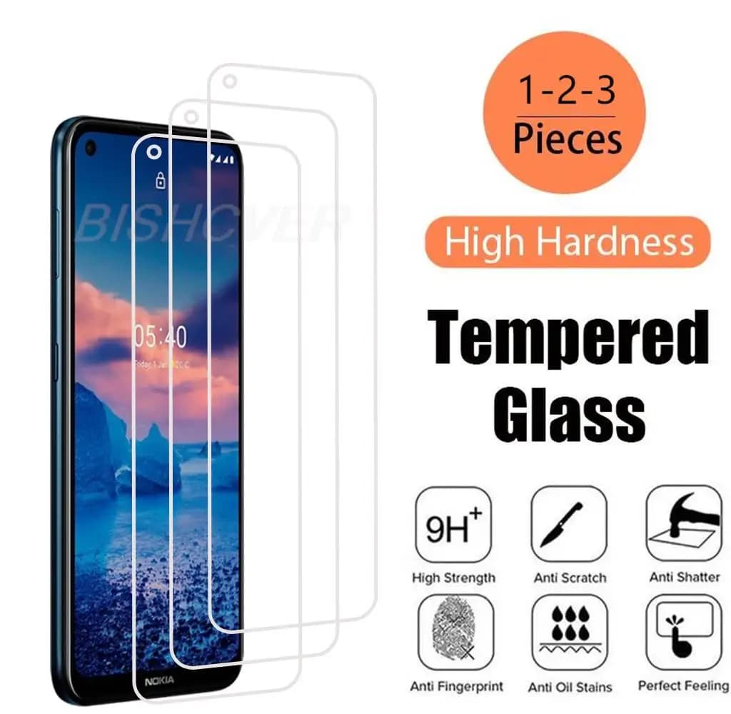 For Nokia 5.4 TA-1333 TA-1340 Tempered Glass Protective On For Nokia 5.4 6.39" Screen Protector SmartPhone Cover Film