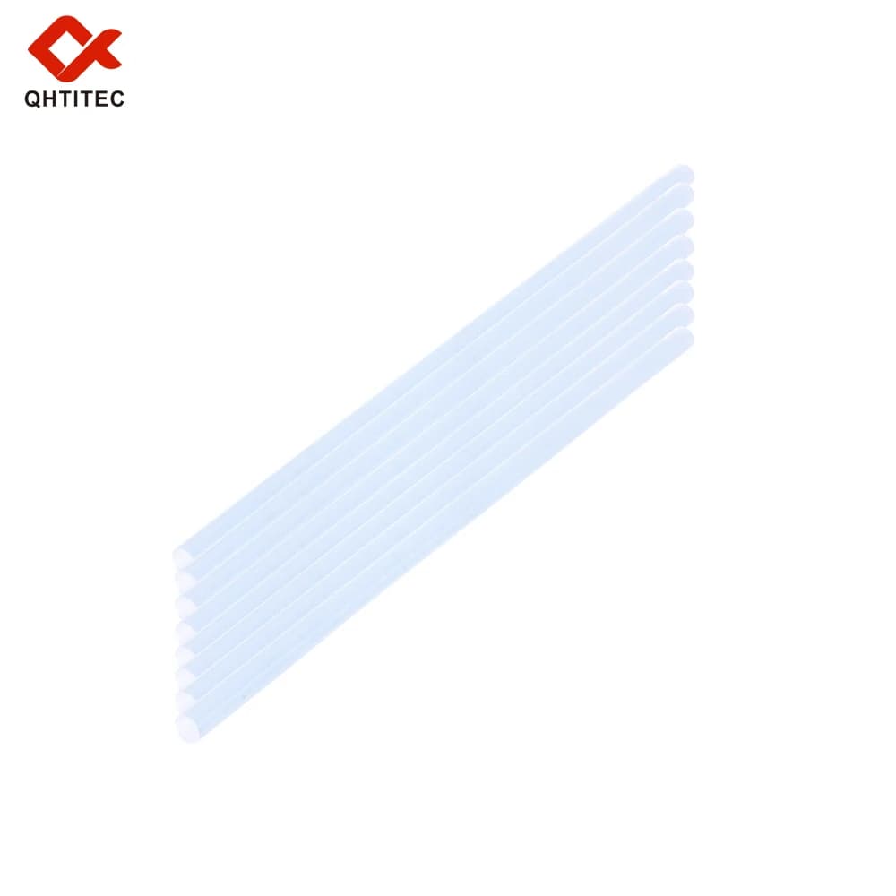 QHTITEC Clear Hot Melt Glue Sticks 7*100mm Transparent Hot Adhesive Silicone Glue Rod for Heat Glue Gun DIY Craft Handicraft Hou