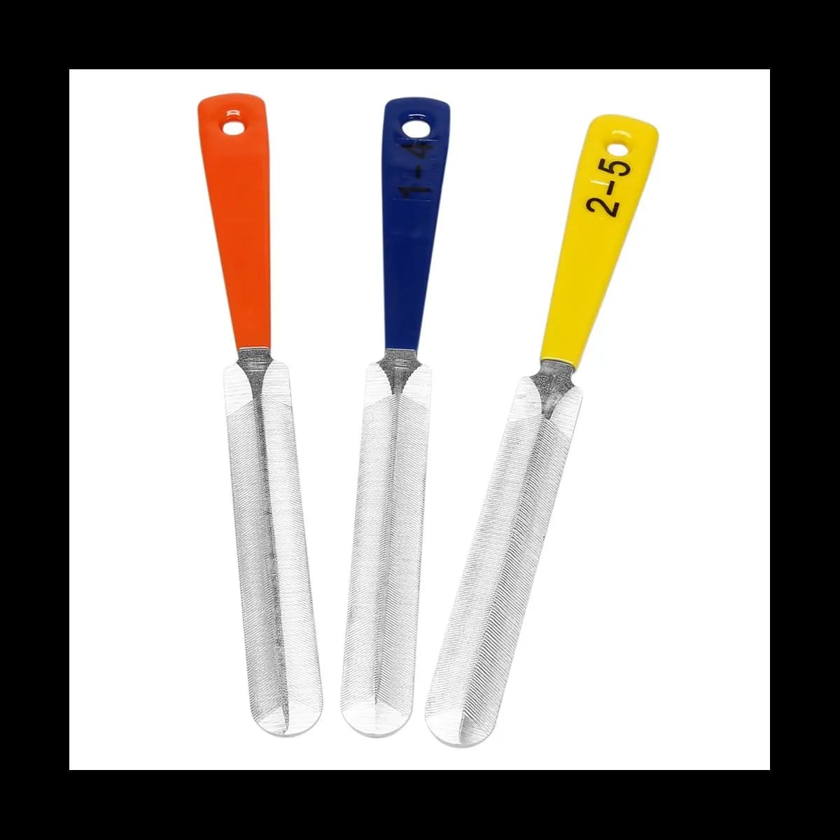 Set di Lime per Ukulele, 9 Pezzi, Lima per Filettatura, Estrattore di Chiodi, Strumento di Riparazione per Chitarra, Basso, Mandolino, Banjo, Ukulele