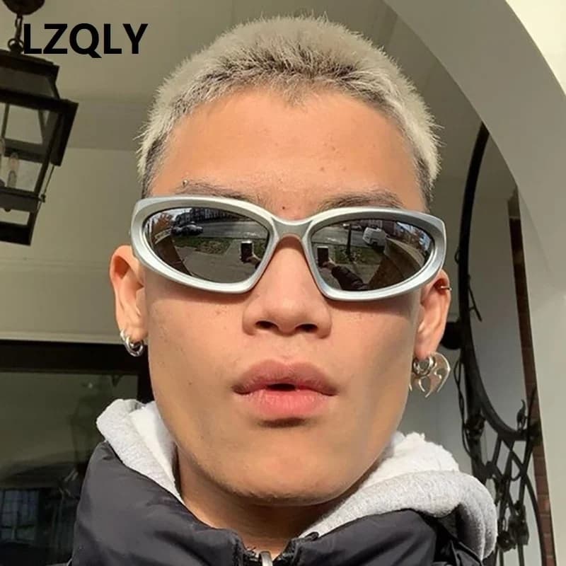 Occhiali da Sole Sportivi Y2k New Punk per Uomo e Donna, Occhiali da Sole di Lusso Firmati, Occhiali da Sole Vintage alla Moda per Uomo, Occhiali Protettivi