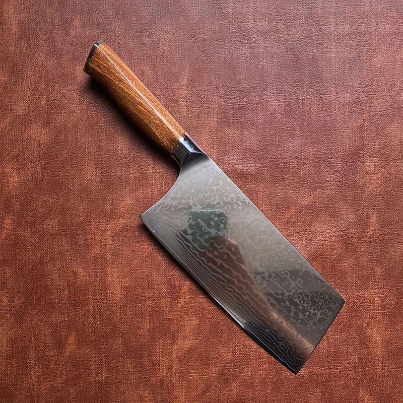 7.7 Inch Chinese Chef Knife 67 Layers Damascus Steel VG10 Blade Sharp Cleaver Slicing Kitchen Knives For Cutting Vegetables Meat