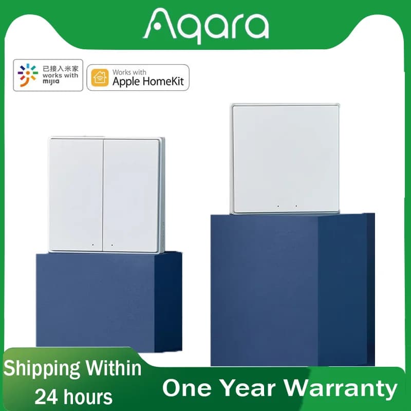 Aqara Wireless Switch D1 Zigbee Wall Switch Wireless Key Light Button Wifi Remote Control Aqara Switch Support Mijia APP HomeKit