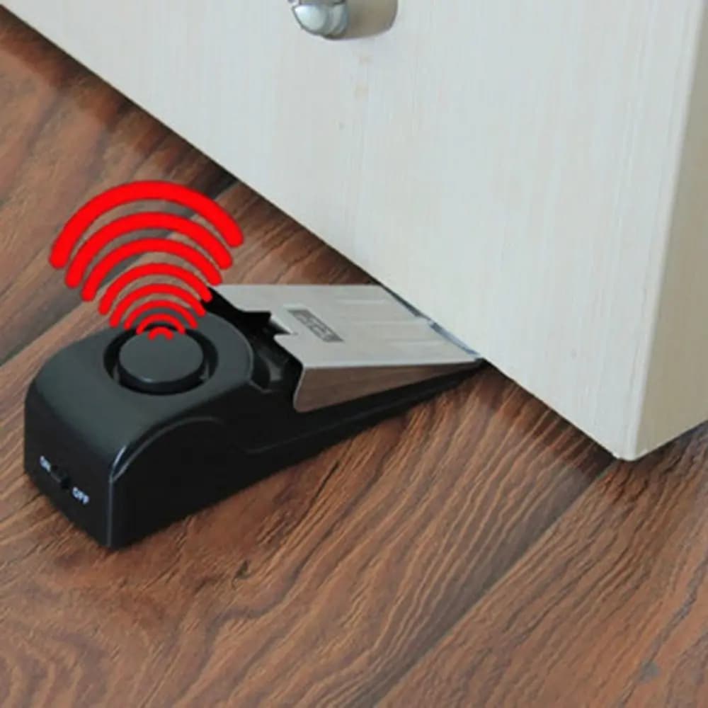 Sistema antifurto antifurto da 125 DB sistema di blocco di blocco di allarme a forma di cuneo per la casa di sicurezza Dropshipping