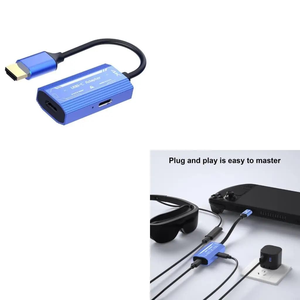 USB C/HD2.0 Rechargeable Adapter Cable AR Wire Converter Coddle Converter for 83CE games
