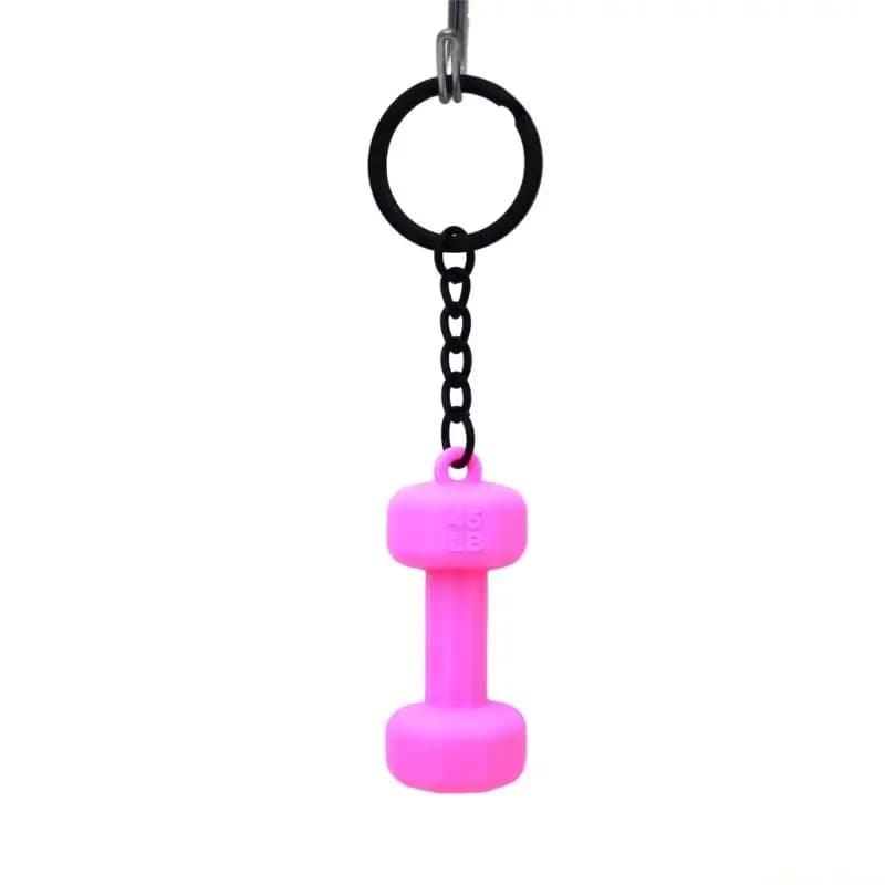 31BF Car Keychain for Women Keychain Bag Charms Dumbbell Keychain Accessories