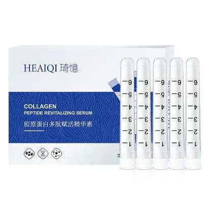 Collagen filling powder removes thin lines, thick facial depressions and firms the face. Cream powder filled VC
