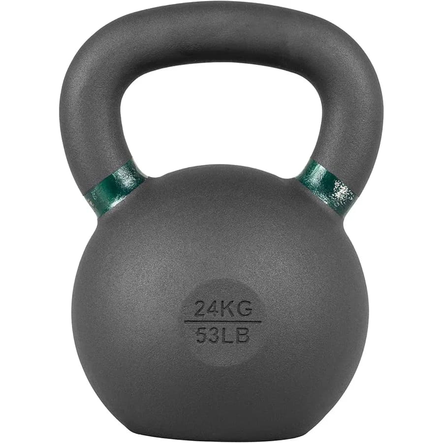 Kettlebell weight for strength training for home gym, 24 kg/53 pounds