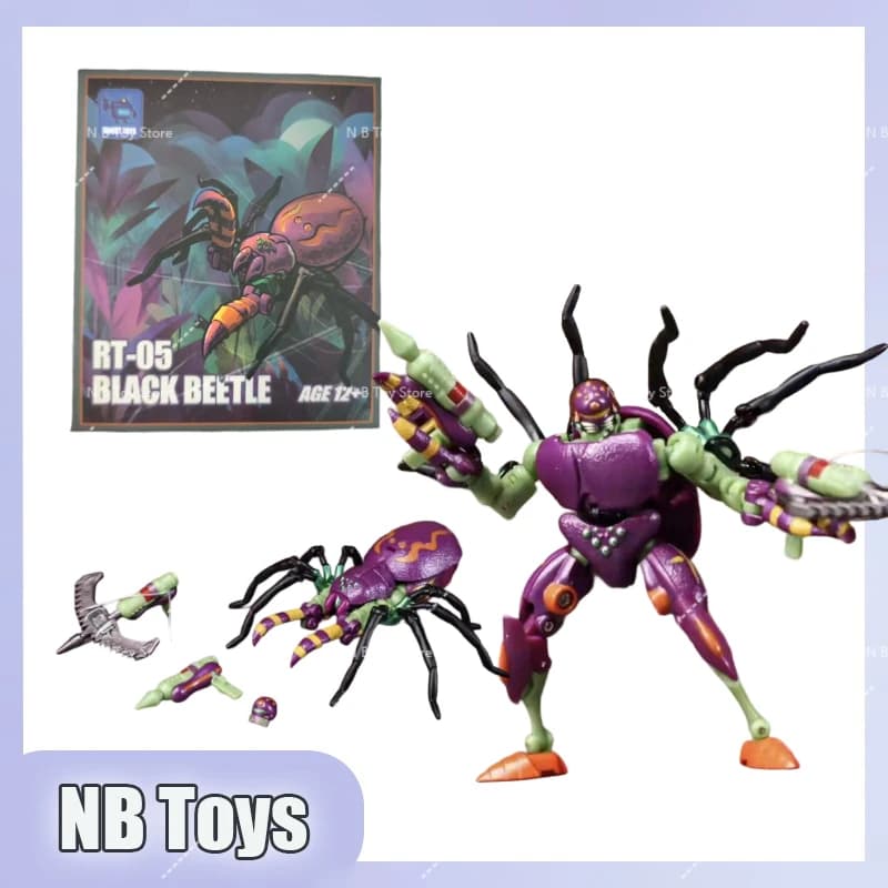 [Disponibile] Giocattoli Trasformabili T0YS BW RT-05 RT05 Wolf Spider Black Bee Beast Wars Action Figure