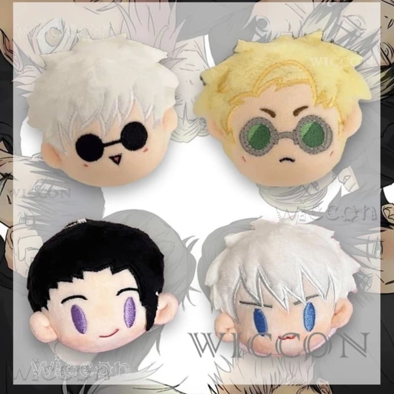 Costume per Adulti JJK Ksen Goj Satoru Suguru Geto, Peluche Appeso, Personaggio Anime da Collezione, Regalo per Halloween e Carnevale