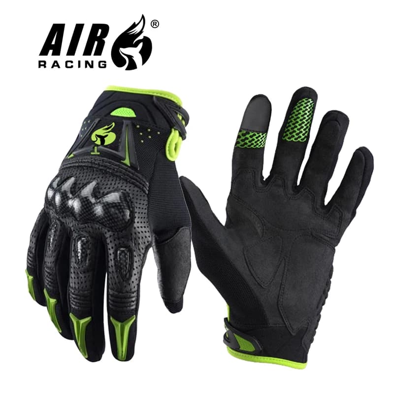 Touchscreen Full Finger Bike Gloves Knuckle Protection Protective Cycling Gloves for MTB BMX Mountain Riding